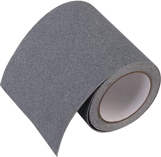 Selbstklebendes Antirutschband Für Treppen Und Rampen – Hohe Haftung – Grau – 15 Cm X 3 M