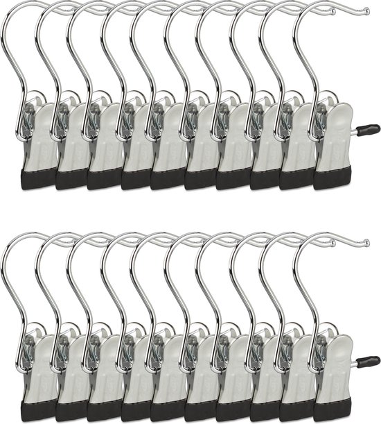 Stiefelhaken – 20er-pack – Rutschfest – Metall – Zum Aufhängen Von Stiefeln – Stiefelclips
