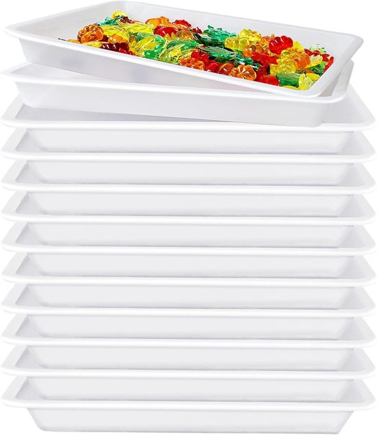 Tablett – Set Mit 10 Kunststoff-bastelboxen – Aktivitätsboxen – Aufbewahrungsboxen – Sortierboxen, Multifunktionsboxen – Für Zuhause Und Schule