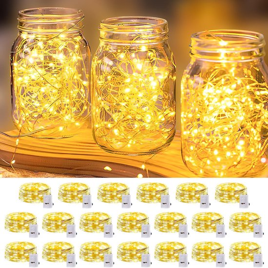 20 Led-lichterketten – Mini-hängelichter – 3 M – Partybeleuchtung – Für Diy-projekte, Hochzeiten Und Partys