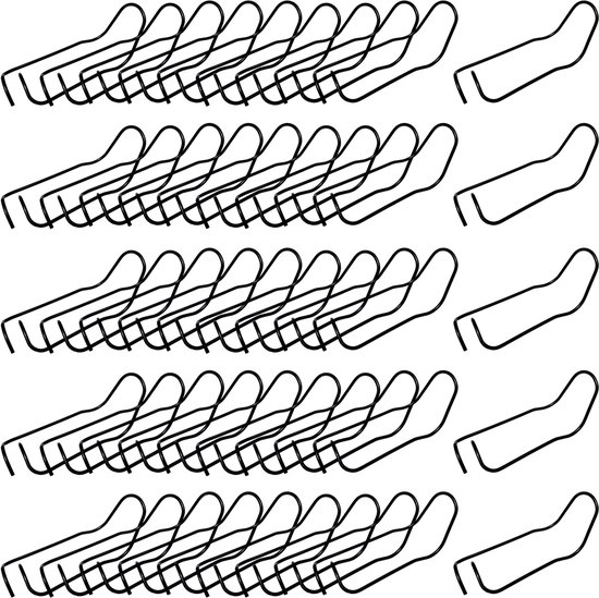 Pflanzenverbinder, 50 Stück, 11 Mm Bambusstangenclips, Diy-kletterhilfen Für Gärten, Baumschulen, Blumenbeete Und Grünpflanzen