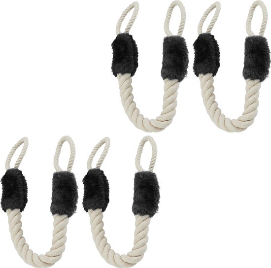 4x Türgriffstopper – Klemmschutz – Set – Türstopperseil – Türklemme