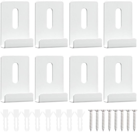 Metallrahmen – Robuste Edelstahlclips – Inklusive Schrauben Und Kunststoffdübel