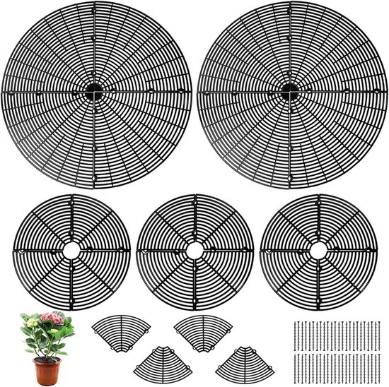 5er-pack Blumentopf-schutzhüllen (30 Cm Und 52 Cm) – Zum Schutz Vor Kratzern Durch Katzen, Haustiere Und Kinder.