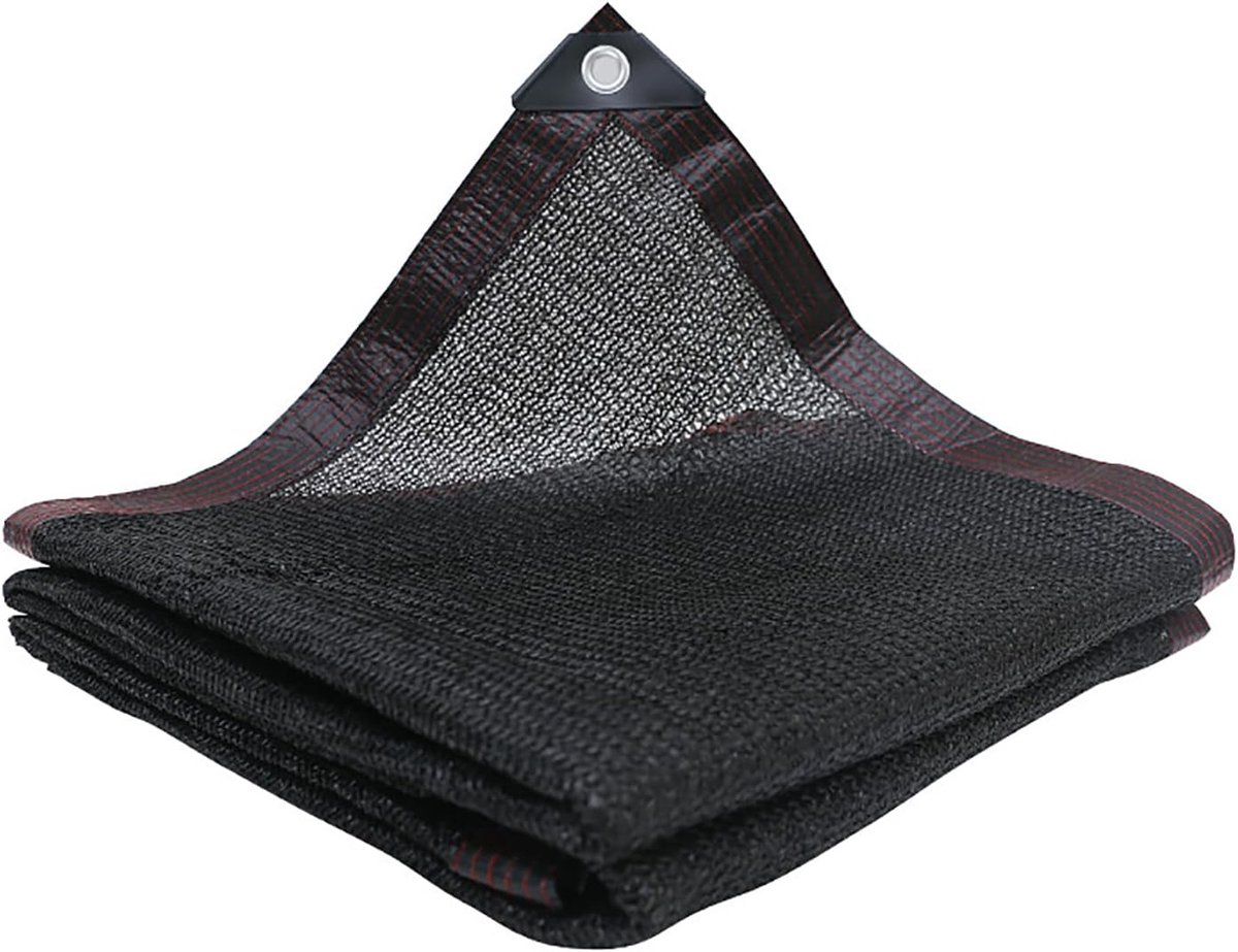 Schattiernetz Für Den Außenbereich, Netzgewebe, Schwarz, Stoff, 2 X 2 M, Atmungsaktiv, Für Gewächshäuser, Pergolen, Gärten Und Terrassen