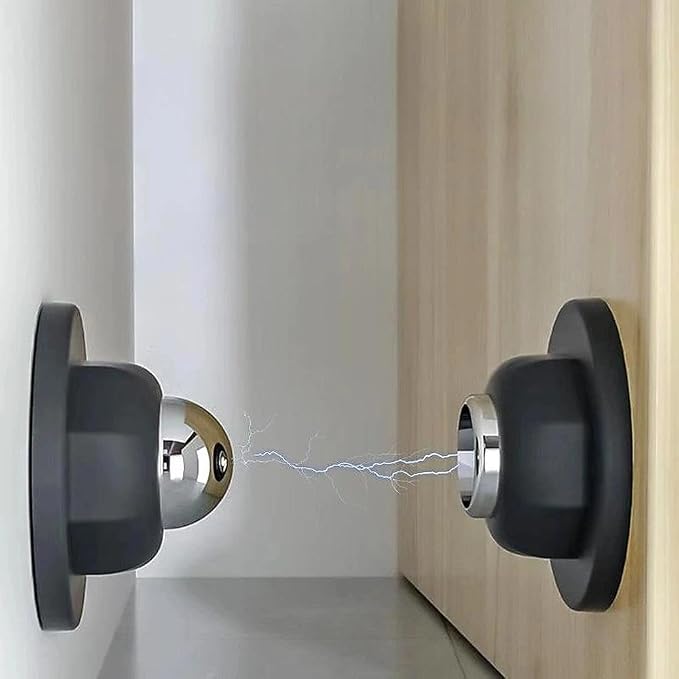 2 Kurze Magnetische Türstopper – Kein Bohren Erforderlich – Starke Bodenmagnete Für Zuhause Und Büro – Silikon-türstopper Gegen Kollisionen