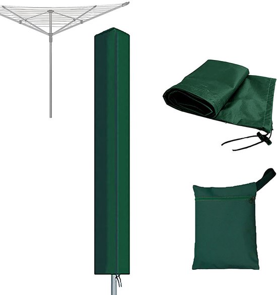 Wäscheleinenabdeckung – Drehbare Wäscheleinenabdeckung – Wetterfeste Abdeckung Für Gartenwäscheleinen – 1 Stück – Grün