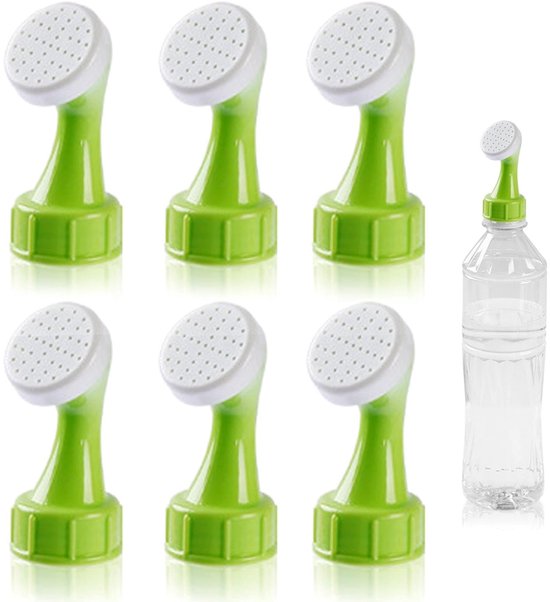 Dailygoods – Flaschenaufsatz-sprinkler – Gießkanne Aus Kunststoff – Bewässerung – 6er-pack – Bewässerung – Geeignet Für Trinkflaschen – Gartenarbeit