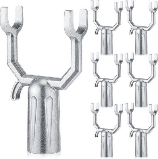 6-teiliges Aststütz- Und Begradigungsset Für Obstgärten/weinberge/gärten, Aluminium, Silber.