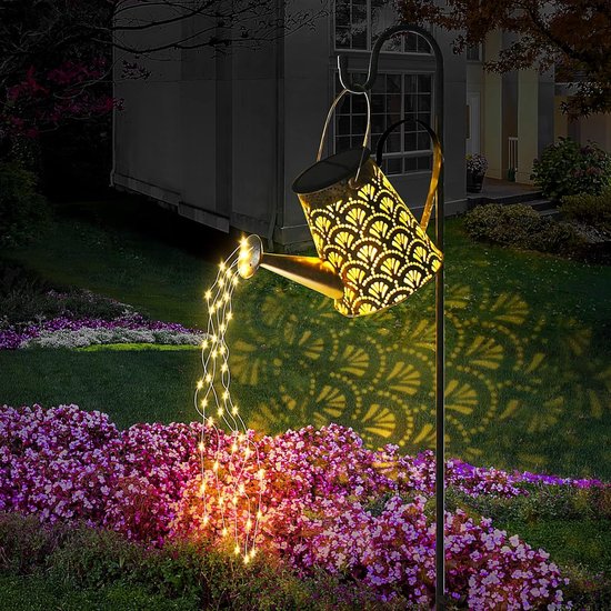Solar-gartenleuchten – Solar-gießkannen – Lichterketten Für Den Außenbereich – Wasserdichte Gießkannen Mit Aufhängehaken – Vintage-lichterketten