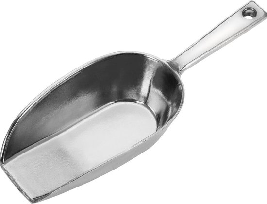 Eisportionierer – Quadratische Öffnung, Aluminiumlegierung, Zum Wiegen, Befüllen Und Portionieren – Silber, 24 X 10 X 8 Cm