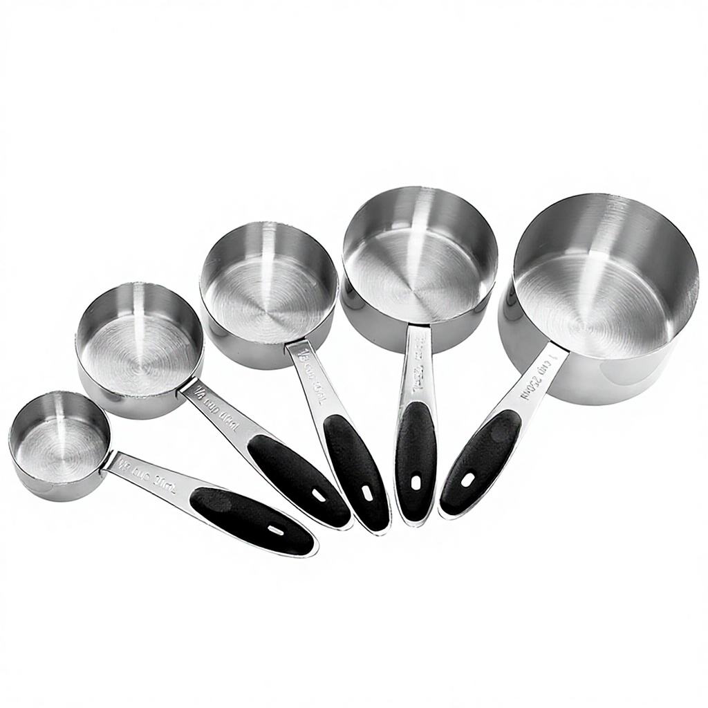 5-teiliges Magnetisches Kaffeemesslöffel-set Aus Edelstahl Zum Backen Und Kochen (silber)