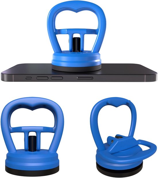 2-teiliges Set Aus Vakuum-saughebern, Robustem Glasöffner Und Dellenentferner, Tragkraft Bis Zu 10 Kg Für Glas-, Fliesen- Und Elektronikreparaturen (blau)