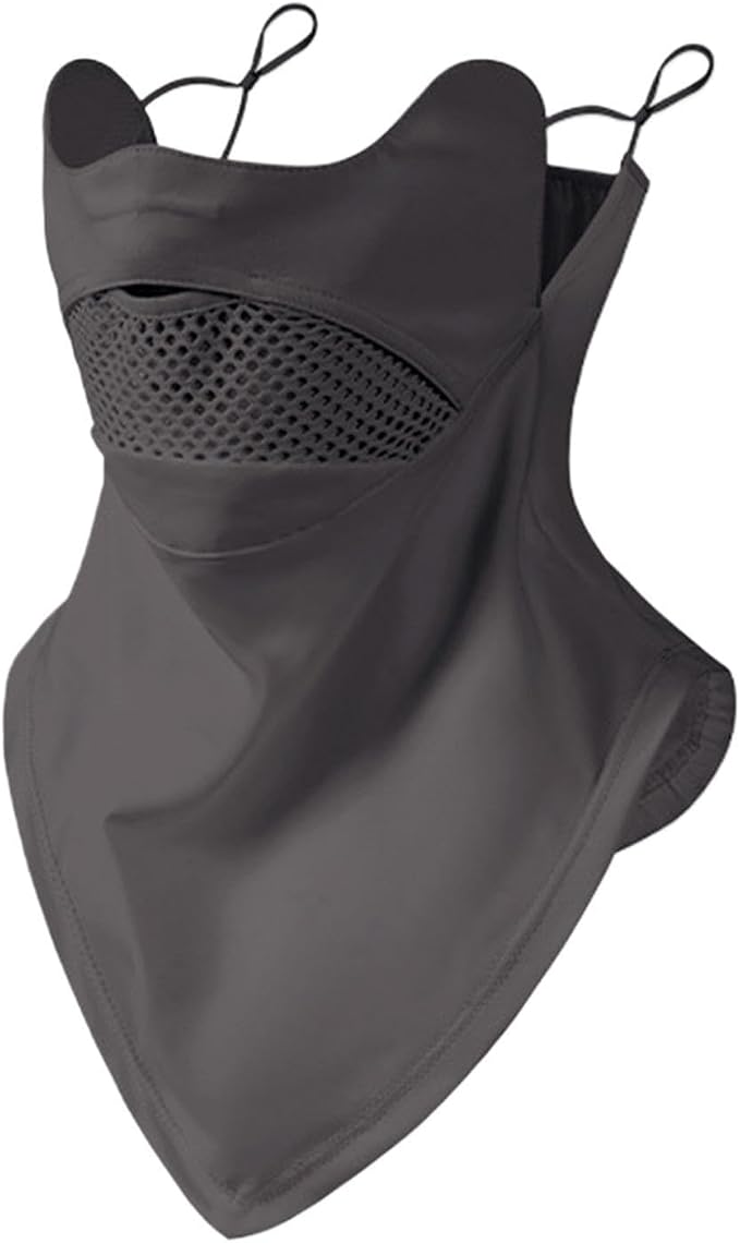 Uv-schutz-sonnenmaske Mit Nackenschutz Und Ohrschlaufen, Atmungsaktiver Sommer-gamasche Für Outdoor-aktivitäten Wie Wandern Und Camping