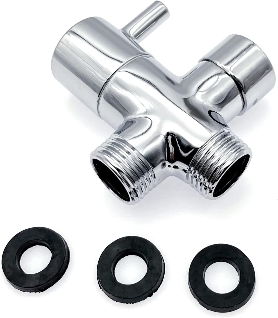 Dreiwege-umstellventil, Geeignet Für 1/2-zoll-messing-duscharm, G1/2-metall-duschumstellventil, Ersatz Mit Gummidichtung, Duschadapter.