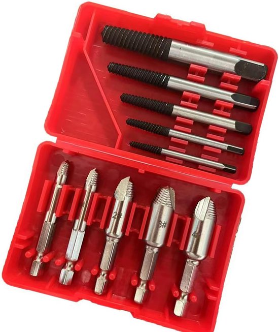 Professioneller Schraubenentferner, Geeignet Für Autoreparaturen Und Heimwerkerarbeiten, Wird Mit Werkzeugen In Verschiedenen Größen Geliefert.