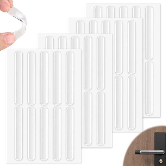 40er-packung Selbstklebende, Transparente Gummifüße, Dämpfungspads Und Rutschfeste Türstopper Für Möbel