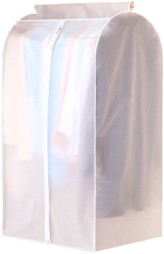 Große Kleiderhülle, Kleiderhülle Mit Reißverschluss, 80 X 50 X 120 Cm Kleiderhülle, Transparente Kleiderhülle, Halbtransparente Kleiderhülle