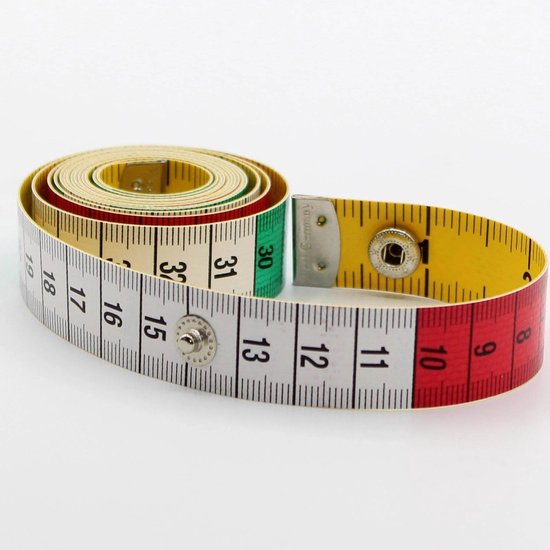 150 Cm Flexibles Maßband Mit Druckknopf – 2er-pack – Zum Nähen Und Messen Von Personen