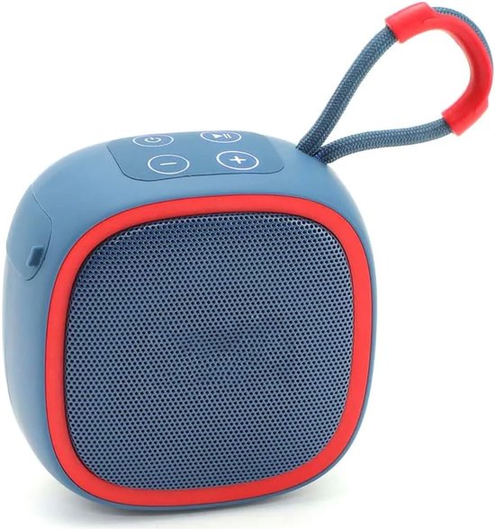 Kabelloser Lautsprecher, 9 X 9 X 5,3 Cm, 5 W Ausgangsleistung, Blau, Audio-lautsprecher, Bluetooth-mini-lautsprecher, Kompatibel Mit Smartphones/tablets/fernsehern, Usb-c-ladeanschluss