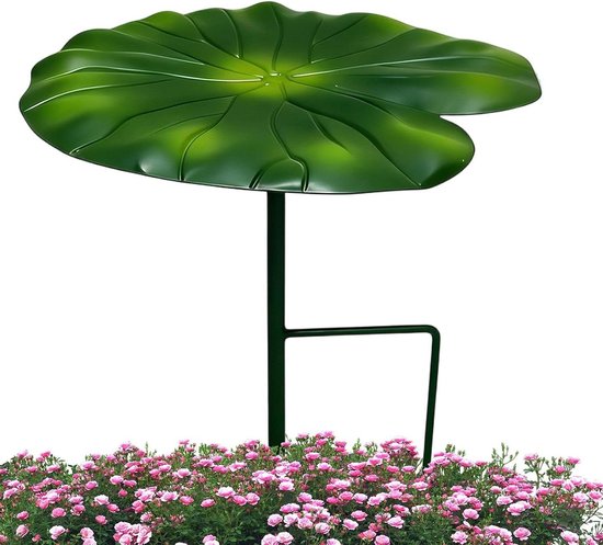 Blattförmiger Pflanzenschirm – Gartenschirm – Pflanzenschutz Im Freien – Einzigartiges Blattförmiges Design – 21 Cm – Metall