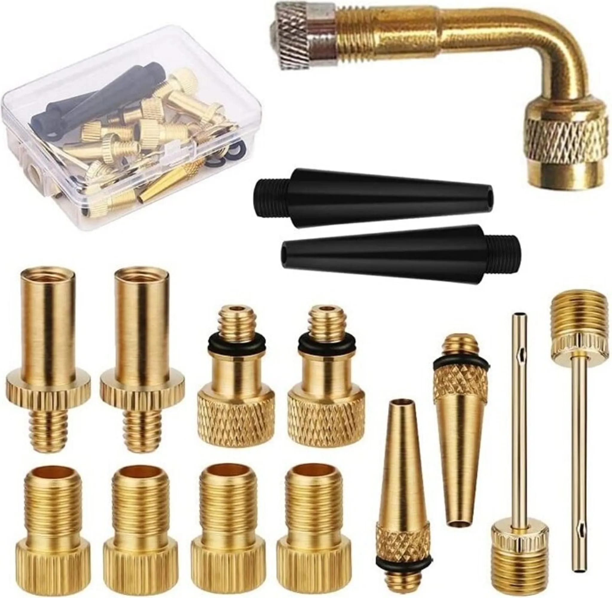 Fahrradventiladapter, Adapter + Rohrbiegeset