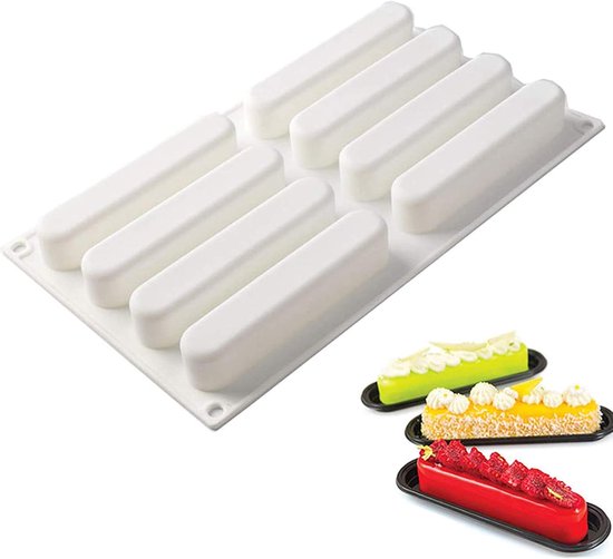 Eine Multifunktionale 3d-backform, Die Sich Zur Zubereitung Von Éclairs, Mousse-torten Und Französischen Desserts Eignet.