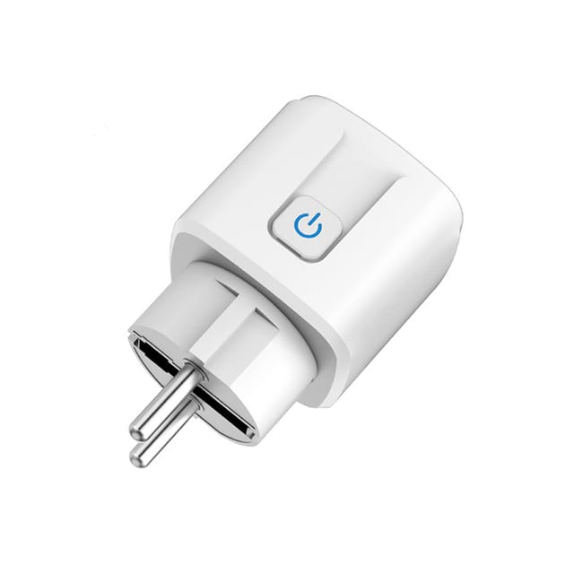 Intelligente 16-A-WLAN-Steckdose – Sprach- und App-Steuerung, kompatibel mit Alexa und Google Home (2,4 GHz) – Energiemonitoring, Timer,