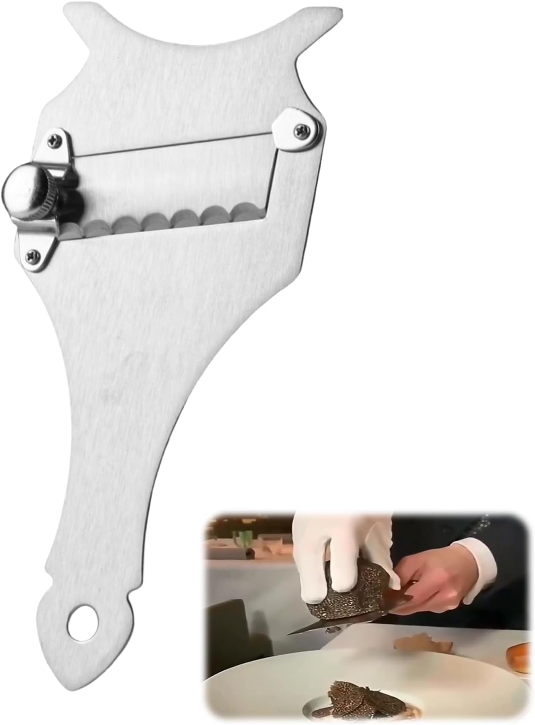 Trüffelschneider, Trüffelreibe, Professionelle Schokoladenreibe Aus Edelstahl, Multifunktionales Küchengerät
