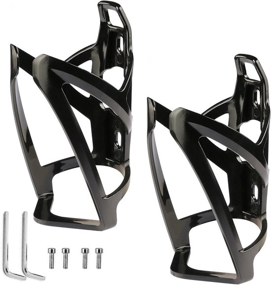 Leichter Flaschenhalter – Fahrrad-getränkehalter – Mtb-flaschenhalter – Rennrad-flaschenhalter – 2-teiliges Set – Strapazierfähiges Material – Fahrradhalter