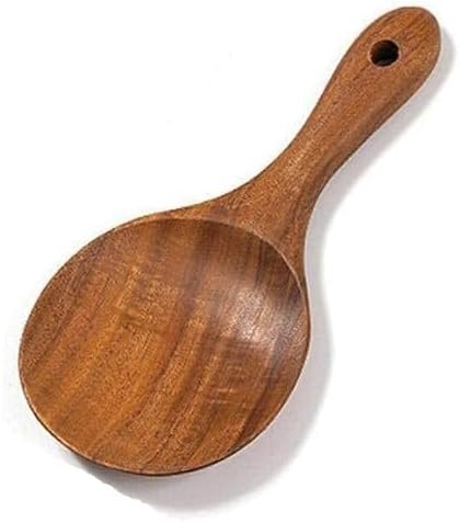 2-teiliges Reislöffel-set Aus Holz – Hitzebeständige Küchenlöffel – Multifunktionales Antihaft-kochgeschirr