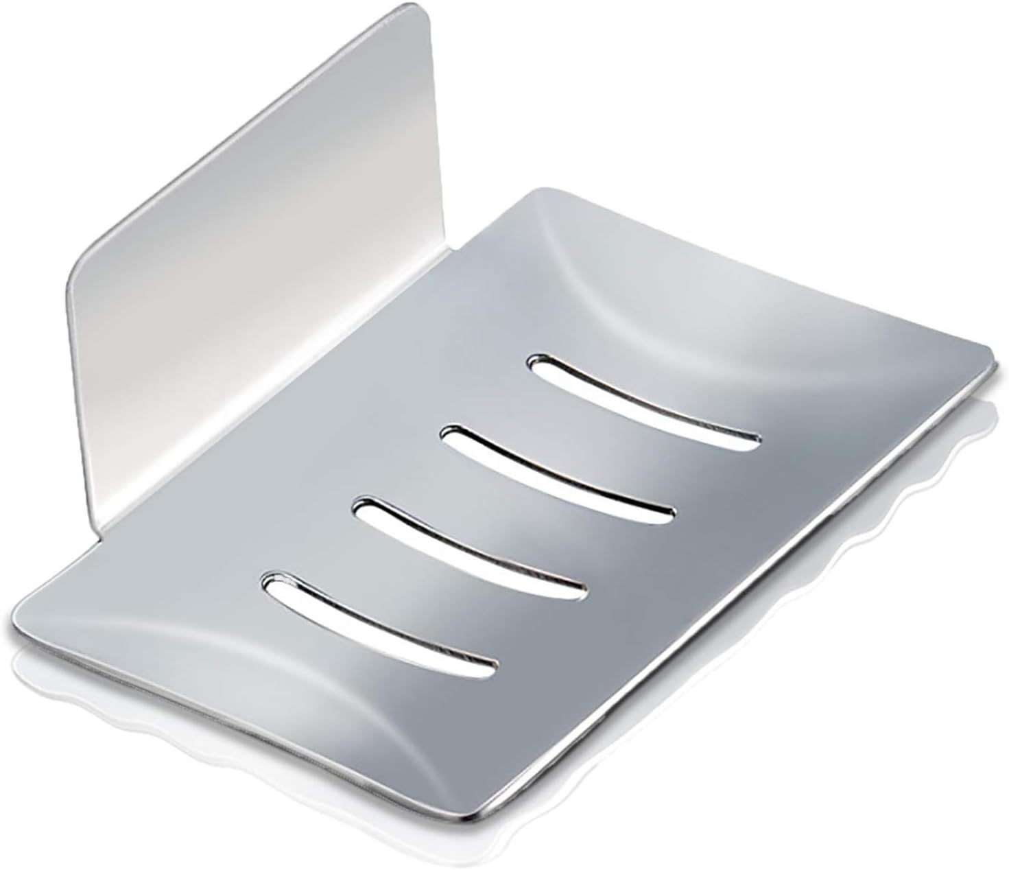 Wandmontierte Seifenschale, Selbstklebende Seifenschale Aus Edelstahl Für Dusche, Bad Und Küche, Zur Aufbewahrung Von Seifenschwämmen Und -bürsten (silber).
