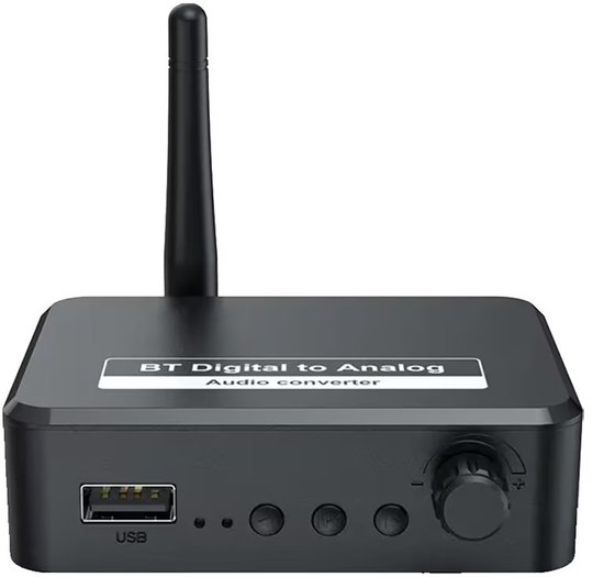 Bluetooth-audioadapter – Bluetooth-audioempfänger – Bluetooth 5.1-audioadapter – 3-in-1 – Rca- Und Aux-anschlüsse – Autoradios
