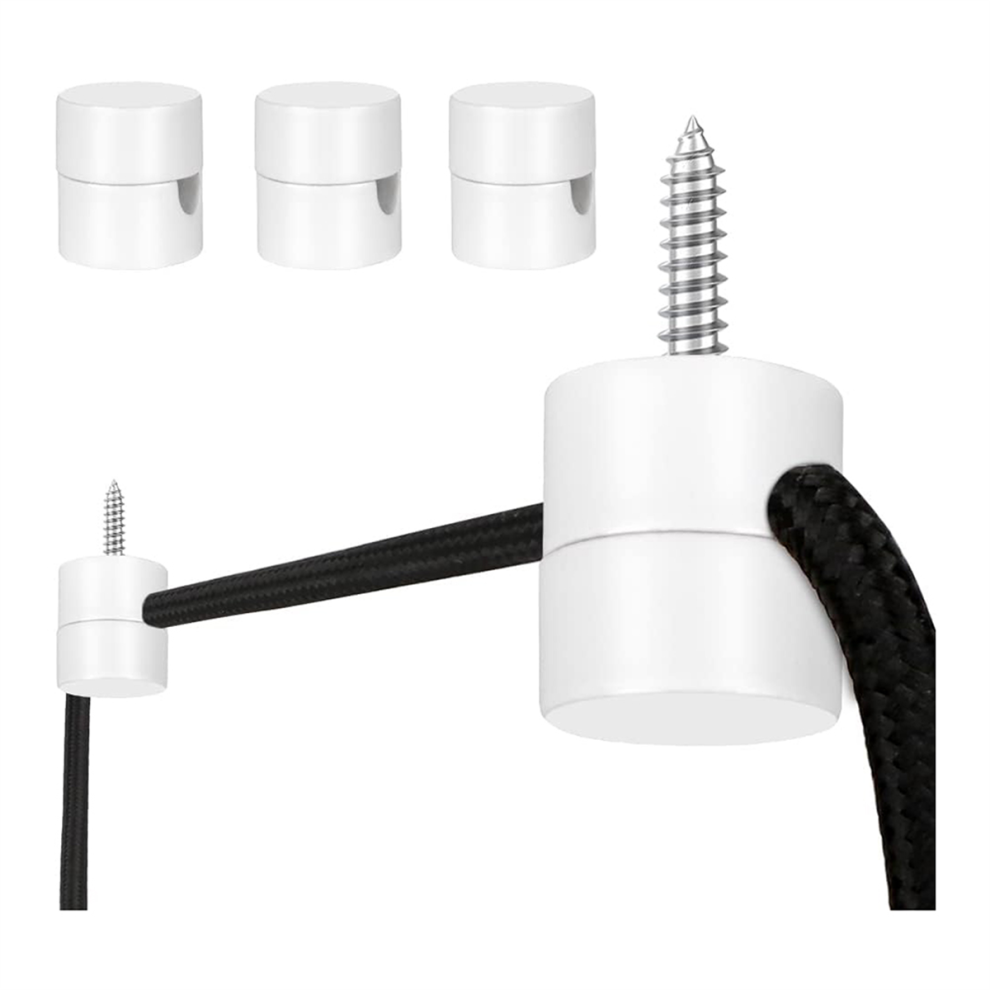Ein Set Aus 3 Pendelleuchtenhaken, Weiß