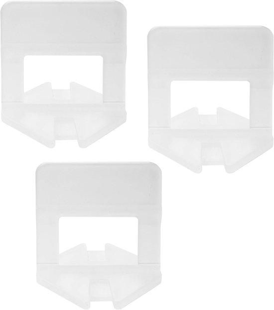 3-mm-fliesenverlegeclips, Wiederverwendbare Zugschlaufen, Abstandshalter, Verlegehilfe Für Fliesenhöhen Von 3 Mm Bis 15 Mm Und Fugenbreiten Von 3 Mm