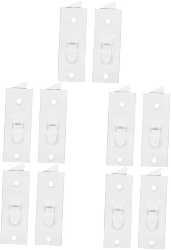 5 Paar Federbelastete Schiebetürriegel, Ersatzteile Für Fenster-/türschlösser, Kunststoff.