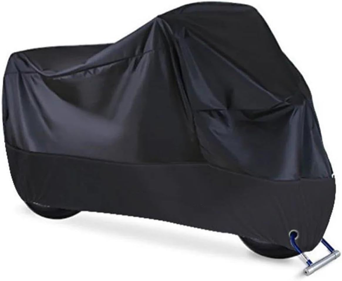 Motorradabdeckung, Wasser- Und Staubdicht, Outdoor-motorradabdeckung, Regensicheres Zubehör (schwarz, Xxxl, 265105125)