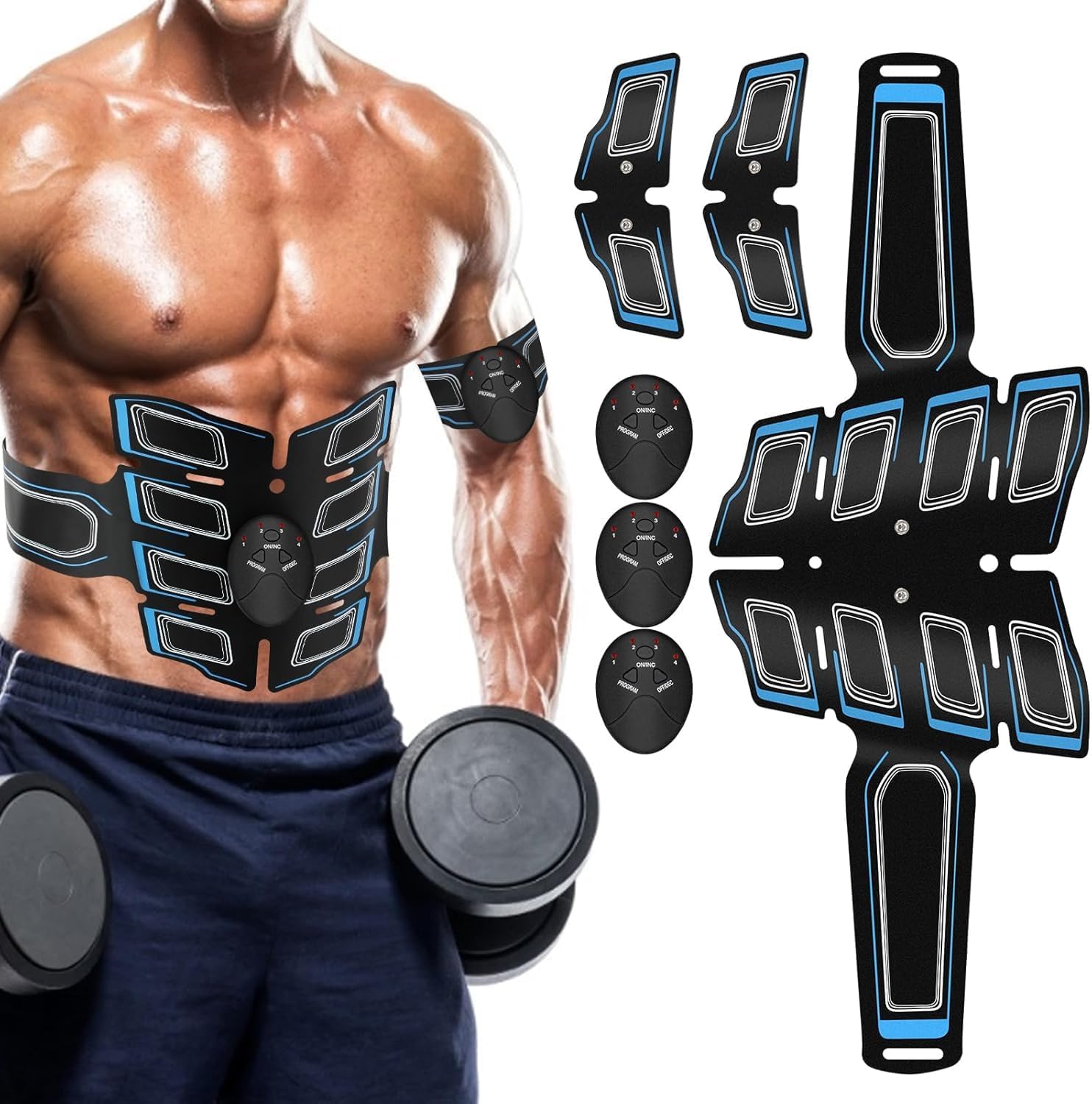 Fitnessgürtel Zur Stimulation Der Bauchmuskulatur, Muskeltraining, Fitnessgerät, Bauchmuskeltrainer Für Bauch/arme/beine, Für Den Heimgebrauch