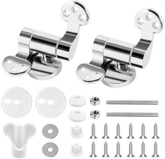 Wc-sitzscharnier-set – Wc-sitzscharniere – Wc-ersatzscharniere – Wc-montageset – Universelle Wc-sitzscharniere – Ersatzscharniere