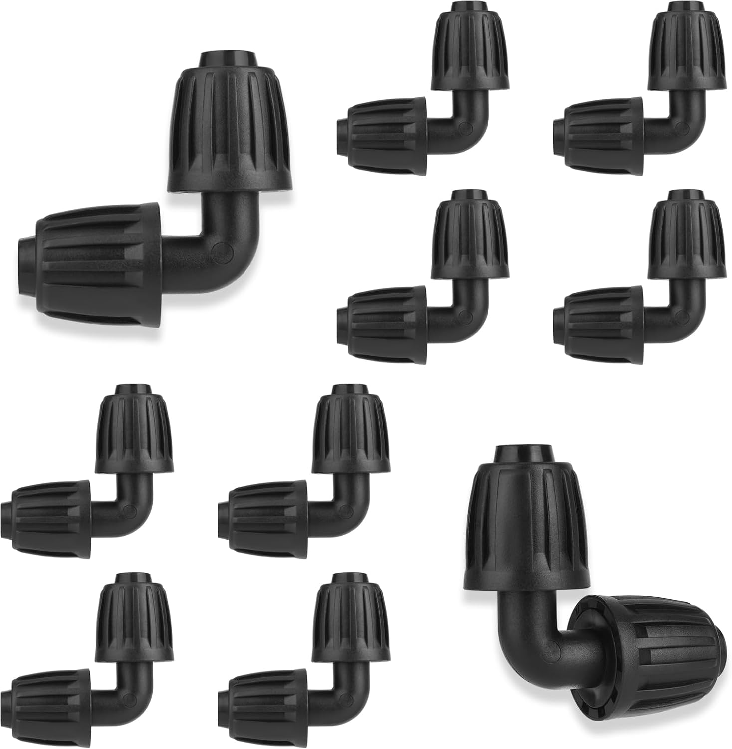Tropfbewässerungs-winkelverbinder, 10 Stück Pro Packung, Haken-kontermutter-winkelverbinder