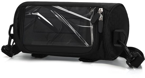 Wasserdichte Fahrradlenkertasche, Vordertasche Mit Stauraum, Inklusive Touchscreen Und Befestigungsgurten, Mit Klettverschluss, Grün