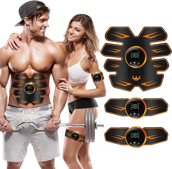 Ems-bauchmuskeltrainer – Bauchmuskeltrainer Mit 8 Modi Und 18 Einstellungen