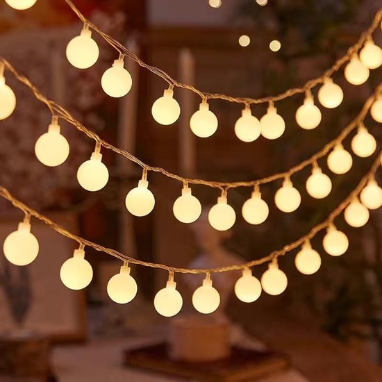 Kugelförmige Partyleuchte, Batteriebetrieben, 20 Wasserdichte Leds, Für Drinnen Und Draußen