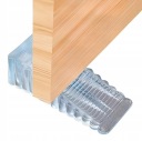 10er-packung Transparenter Silikon-türkeile Und Türstopper
