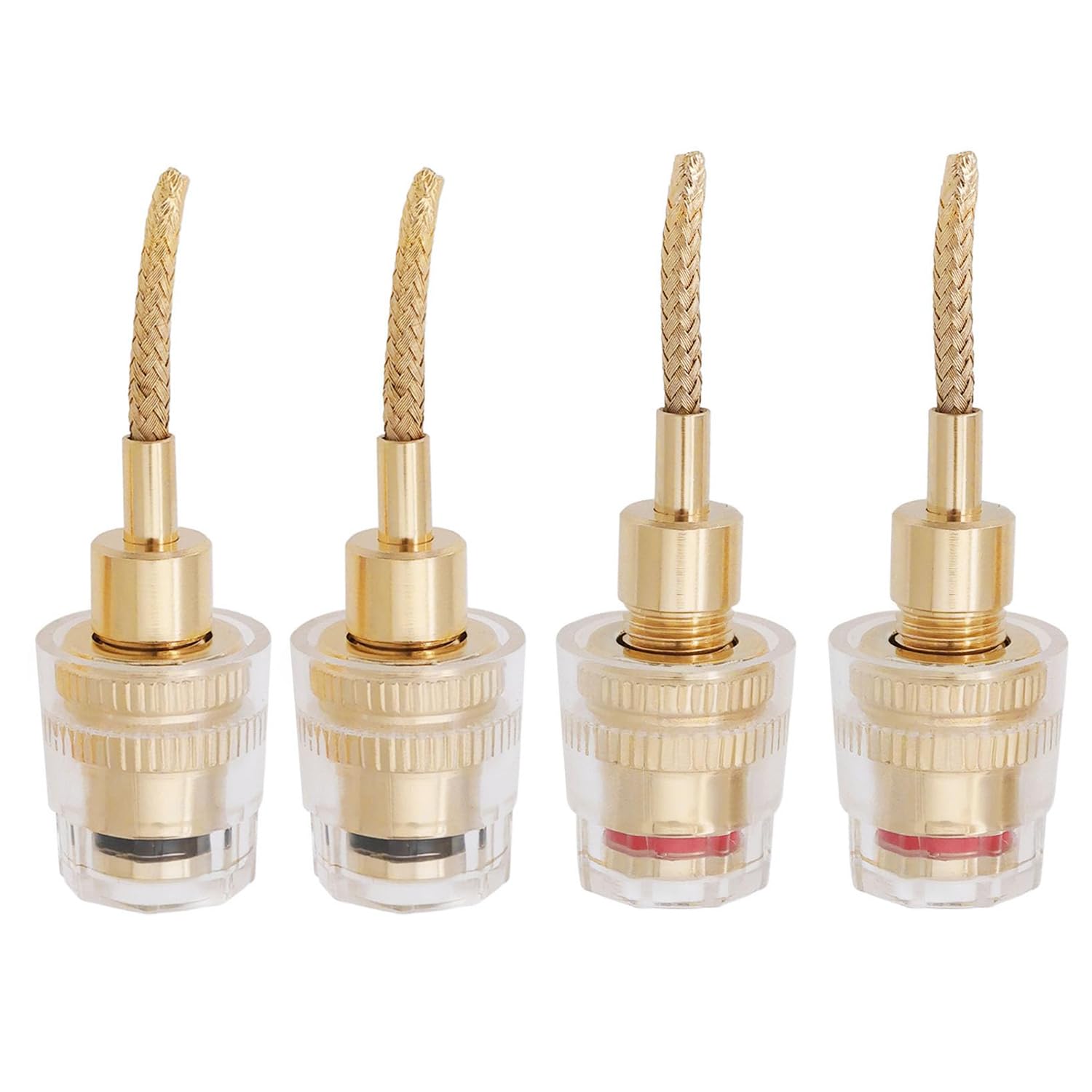 4 Bananenstecker, Geeignet Für Lautsprecher, 4-mm-bananenstecker, Geflochtener Stecker, Bananenstecker