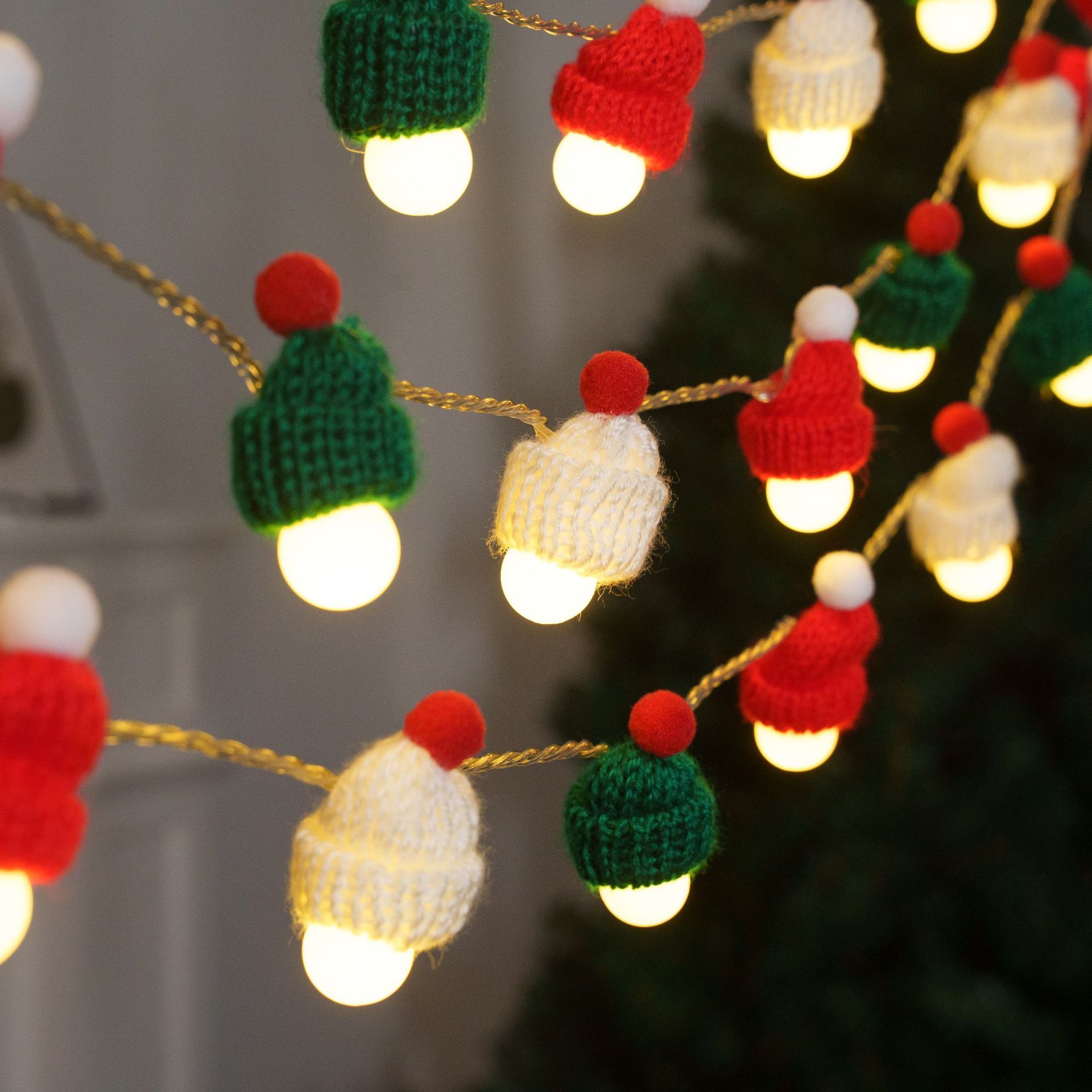 Weihnachtsdekoration - Led-weihnachtsbaumbeleuchtung - Lichterkette - Dekorationen - Ornamente - 3 Meter Lange Lichterkette Mit