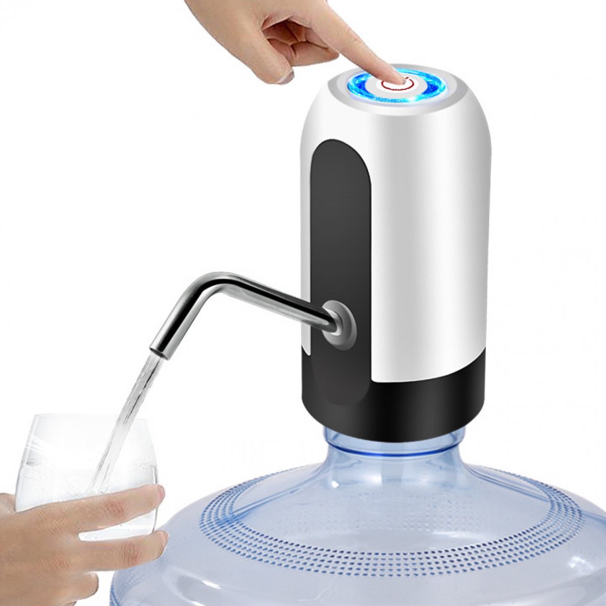 Automatischer, Tragbarer Elektrischer Wasserflaschenpumpenspender, Usb-wiederaufladbare Trinkwasserpumpe Für Zuhause, Büro Und Outdoor