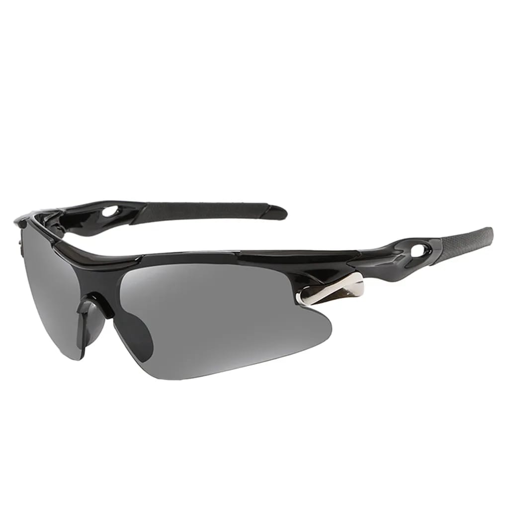 Fahrradbrille, Polarisierte Gläser, Uv-schutz, Winddicht, Ultraleichte Outdoor-sportbrille – Grau