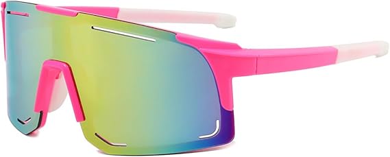 Rahmenlose Fahrradsonnenbrille, Winddicht, 99,9 % Uv400-schutz, Quadratische Form, Leicht, Aus Polycarbonat, Unisex, Für Autofahren, Angeln Und Andere Outdoor-sportarten