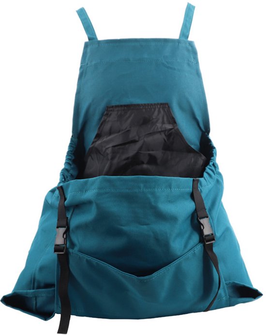 Unisex-gartenschürze Mit Taschen – Gartenschürze Mit Innentasche Und Kordelzug – Für Gemüse